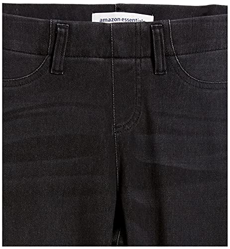 Amazon Essentials Women's Pull-On Stretchy Knit Jegging (Available in Plus Size), Washed Grey, Large