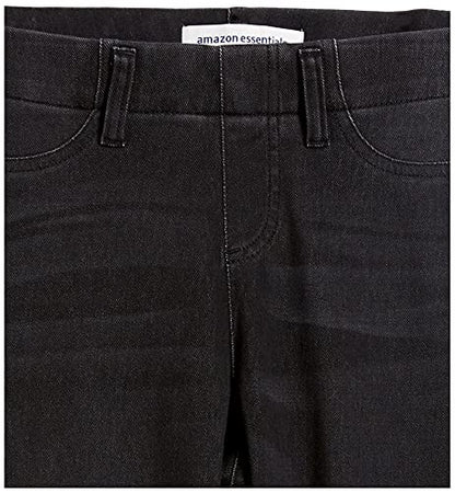 Amazon Essentials Women's Pull-On Stretchy Knit Jegging (Available in Plus Size), Washed Grey, Large