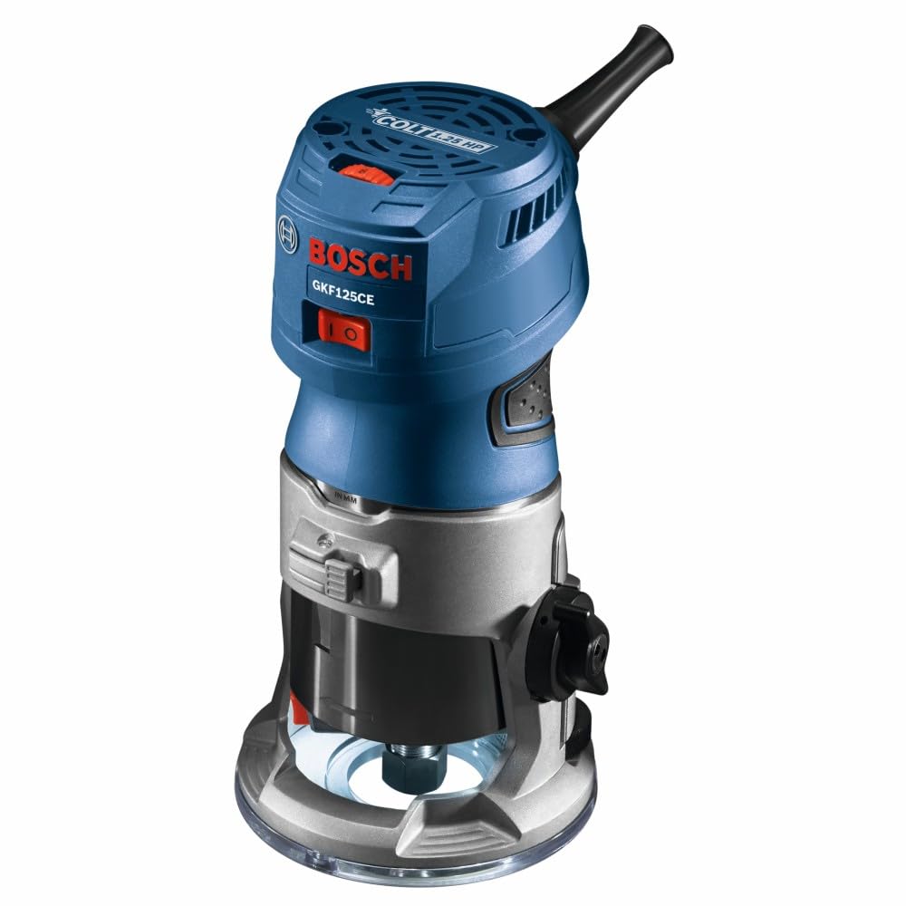 Bosch GKF125CEK Colt 1.25 HP (Max) Variable-Speed Palm Router Kit