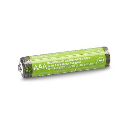 Amazon Basics 8-Pack Rechargeable AAA NiMH High-Capacity Batteries, 850 mAh, 1.2V, Recharge up to 500x Times, Pre-Charged