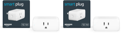 Amazon Smart Plug | Works with Alexa | Simple Setup, Endless Possibilities (2-Pack)