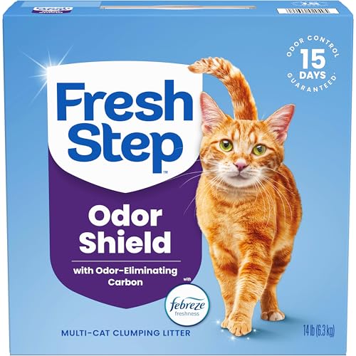 Fresh Step Odor Shield Multi Cat Clumping Cat Litter, 14 lb.