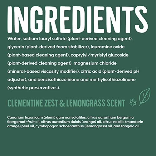 Seventh Generation Hand Dish Wash Refill, Lemongrass & Clementine, 3pk 50z