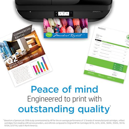 HP 67XL Black High-yield Ink Cartridge | Works with HP DeskJet 1255, 2700, 4100 Series, HP ENVY 6000, 6400 Series | Eligible for Instant Ink | One Size | 3YM57AN
