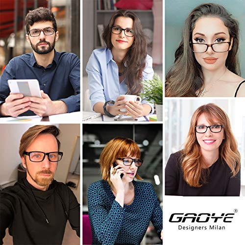Gaoye Reading Glasses Men/Women, Eyeglasses, Blue Light Readers for Men/Women, Computer Eye Glasses, Cheaters