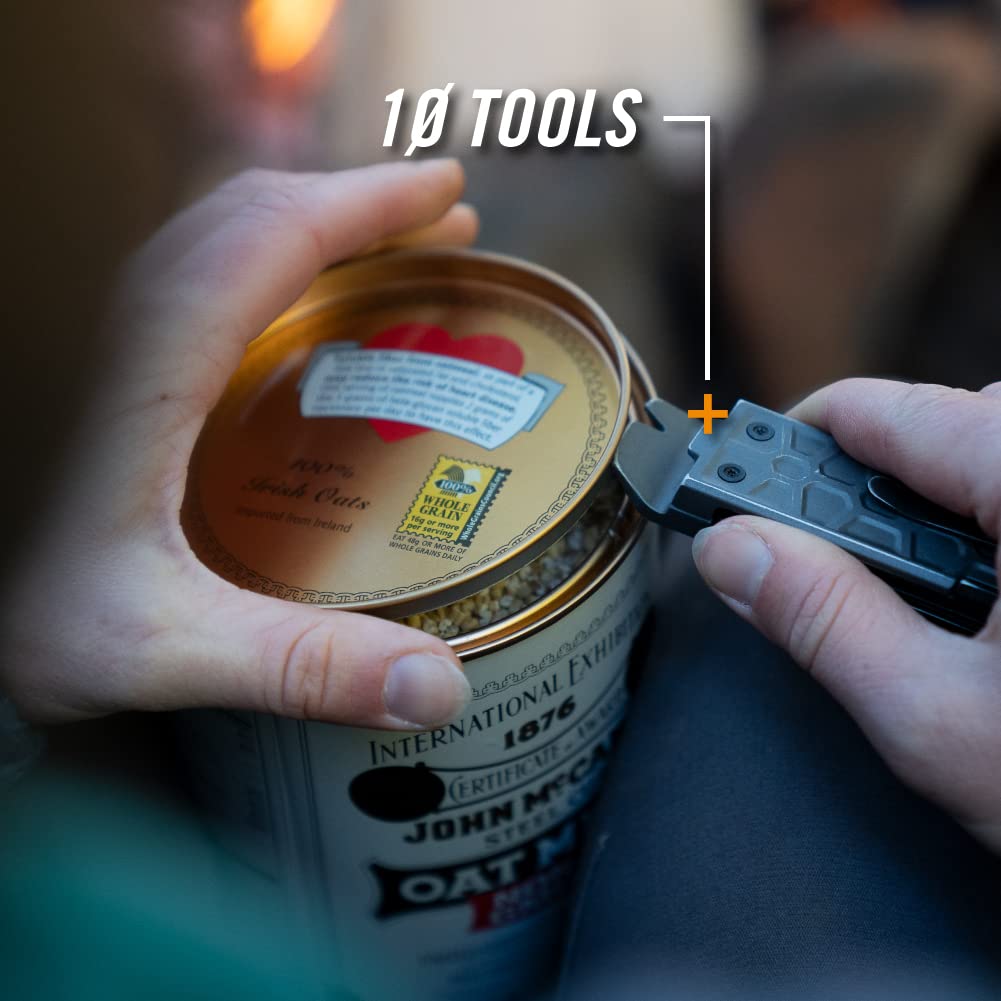 Gerber Gear Lockdown Pry 10-in-1 Multitool EDC Pocket Knife with Pry Bar for Survival, Hunting and Fishing, Gifts for Men