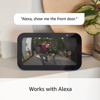 Ring Battery Doorbell Pro with Ring Indoor Cam, White