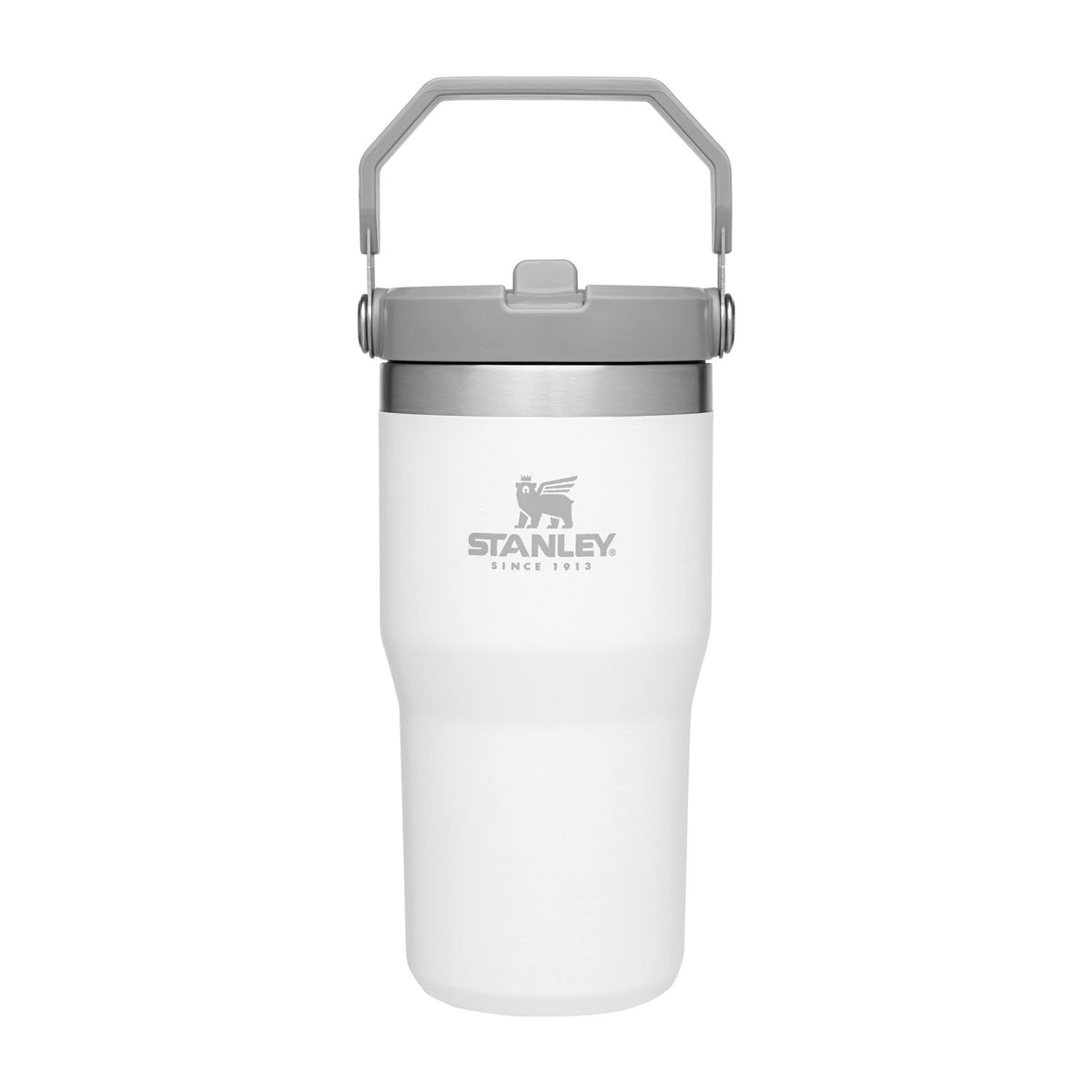 STANLEY IceFlow Flip Straw Tumbler with Handle 20 oz | Twist On Lid and Flip Up Straw | Leak Resistant Water Bottle | Insulated Stainless Steel |BPA-Free | Polar