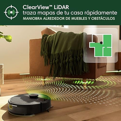 iRobot Roomba 105 Combo Robot Vacuum & Mop - Easy to use, Intense Power-Lifting Suction, LiDAR Navigation, Multiple Cleaning Modes, Avoids Mopping Carpets, Self-Charging