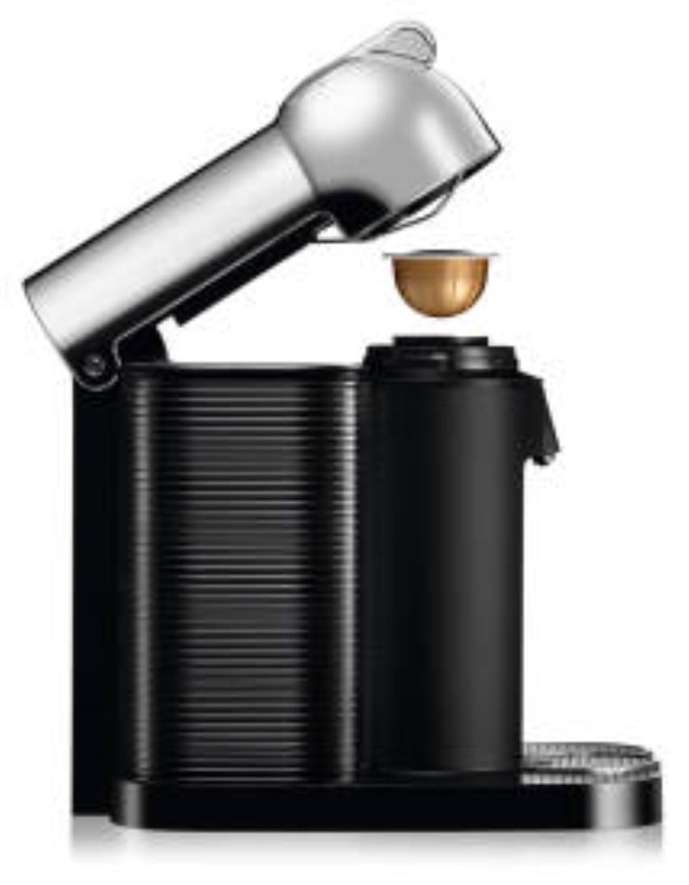 Nespresso Vertuo Coffee and Espresso Maker by Breville, Chrome with Aeroccino Milk Frother