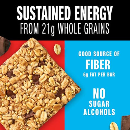 KIND Healthy Grains Energy Bars, Dark Chocolate Chunk, 21g Whole Grains, Made with Super Grains, Gluten Free Snacks, 40 Ct.