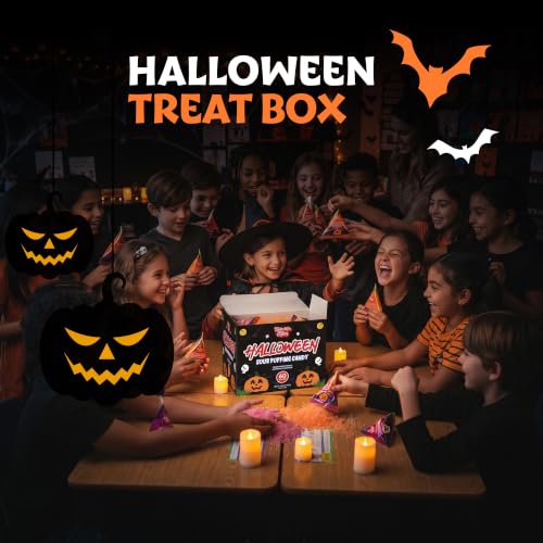 60 Pack Halloween Sour Popping Candy - Individually Wrapped Trick Or Treat Popping Rocks Candies - Bulk Halloween Treats Great Use, For Kids, Party Favors, Classrooms , Goodie Bags, Boo Basket Stuffers