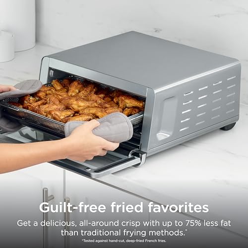 Ninja Flip Toaster Oven & Air Fryer, 8-in-1, Stainless Steel, SP151