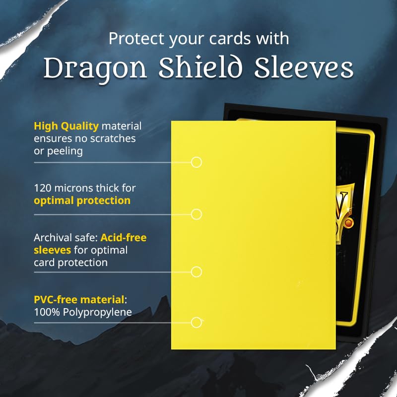 Dragon Shield | Standard Size Card Matte Sleeves | 100 CT - Smooth & Tough Premium TCG Sleeves | Compatible with Pokemon, Flesh & Blood, One Piece & Magic The Gathering | Blood Red - Matte