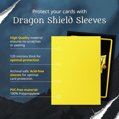 Dragon Shield | Standard Size Card Matte Sleeves | 100 CT - Smooth & Tough Premium TCG Sleeves | Compatible with Pokemon, Flesh & Blood, One Piece & Magic The Gathering | Blood Red - Matte