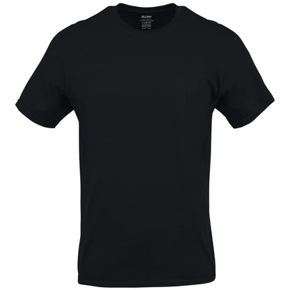 Gildan Men's Crew T-Shirts, Multipack, Style G1100, Black (6-Pack), 2X-Large