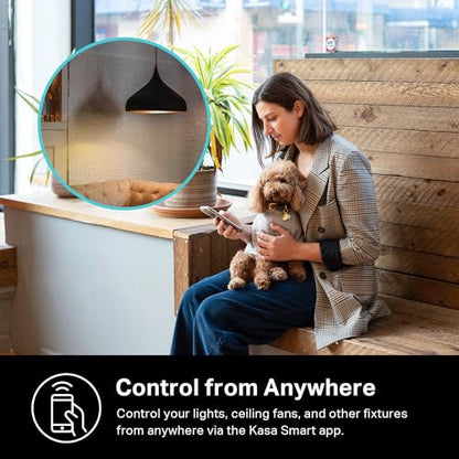 Kasa Smart Dimmer Switch HS220P3, Single Pole, Needs Neutral Wire, 2.4GHz Wi-Fi Light Switch Works with Alexa and Google Home, UL Certified,, No Hub Required, 3-Pack