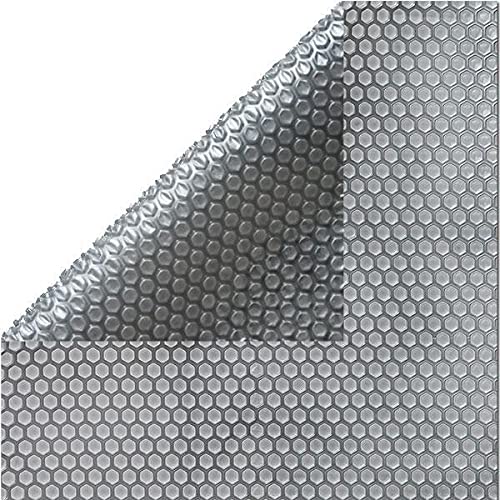 In The Swim 20' x 40' Ultra Silver Rectangle Solar Pool Cover 16 Mil for Solar Heating Above Ground Pools and Inground Pools