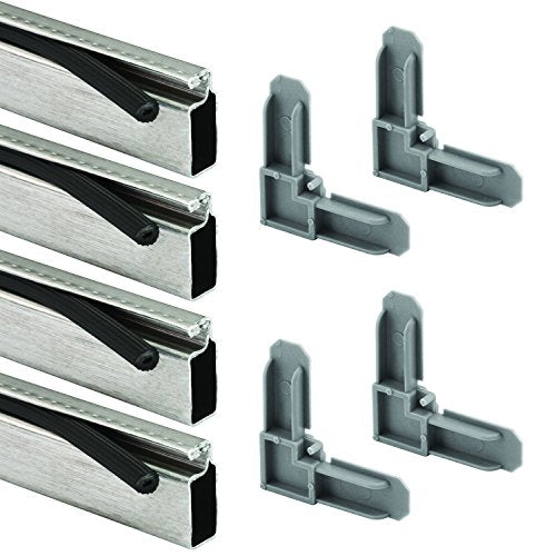 Prime-Line PL 7804 Aluminum Screen Frame Kit, 5/16 inch x 3/4 inch x 48 inch, Mill, Set of 1