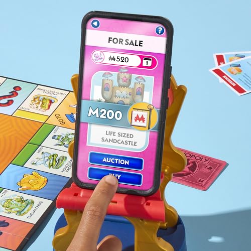 Monopoly App Banking Board Game | App-Enabled Game | Links to Smart Devices | Ages 8+ | 2 to 6 Players | 45 Mins. | Family Games for Kids