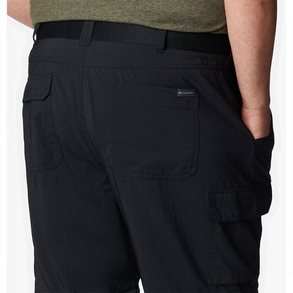 Columbia Mens Silver Ridge Utility Convertible Hiking Pant, Black, 34 x 30