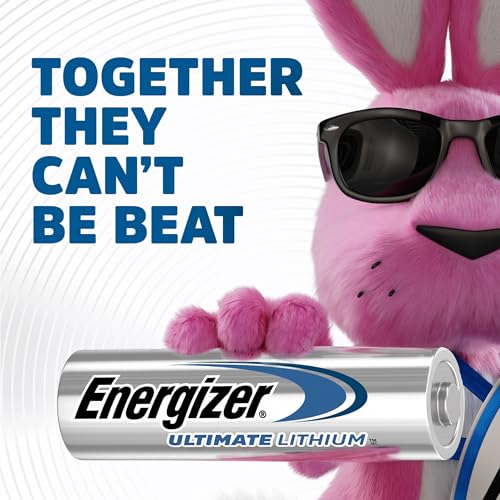 Energizer AA Batteries, Ultimate Lithium Double A Battery, 8 Count