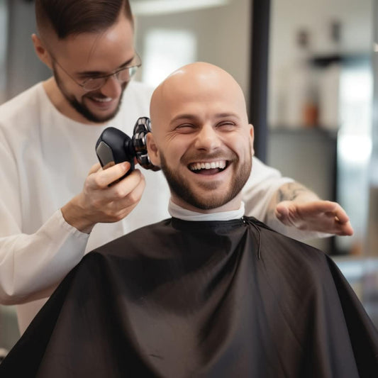 SHPAVVER Head Shavers for Bald Men: 5-in-1 Upgraded Electric Razor - IPX7 Waterproof Shaving Grooming Kit for Balder - Turbo Speed & Precision Blades (Glossy Gold)