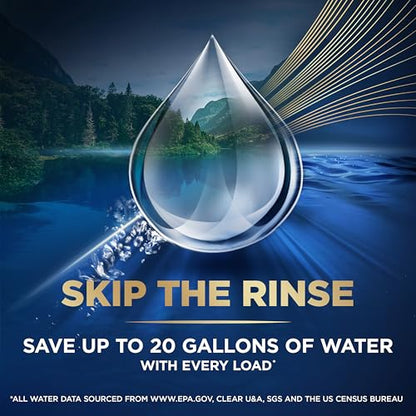 Finish Ultimate Infinity Shine Dishwasher Tabs, No Pre-Rinse Dishwasher Detergent Soap Removes Burnt-On Stain, with Protector Shield & CycleSync Technology, Degreasing & Scrubbing Power, 62 Count