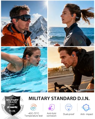 Bone Conduction Headphones, Swimming Headphones, Open Ear Headphones