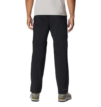 Columbia Mens Silver Ridge Utility Convertible Hiking Pant, Black, 34 x 30