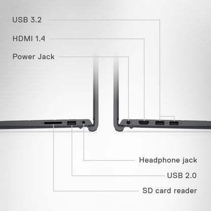 Dell Inspiron 3520 Laptop - 15.6-inch FHD (1920 x 1080) 120Hz Display, Intel Core i5-1235U Processor, 8GB DDR4 RAM, 512GB SSD, WiFi 5, Windows 11 S Mode - Carbon Black