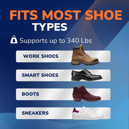 Dr. Scholl’s Advanced Pain Relief Insoles for Men Women, Heavy Duty Orthotics Inserts for Work Shoes & Boots, Plantar Fasciitis & Arch Support, Flat Feet, Shock-Absorbing, Supports up to 340 lbs