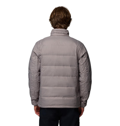 Columbia Men's Voodoo Falls 590 Turbodown II Jacket, Light Grey, Medium