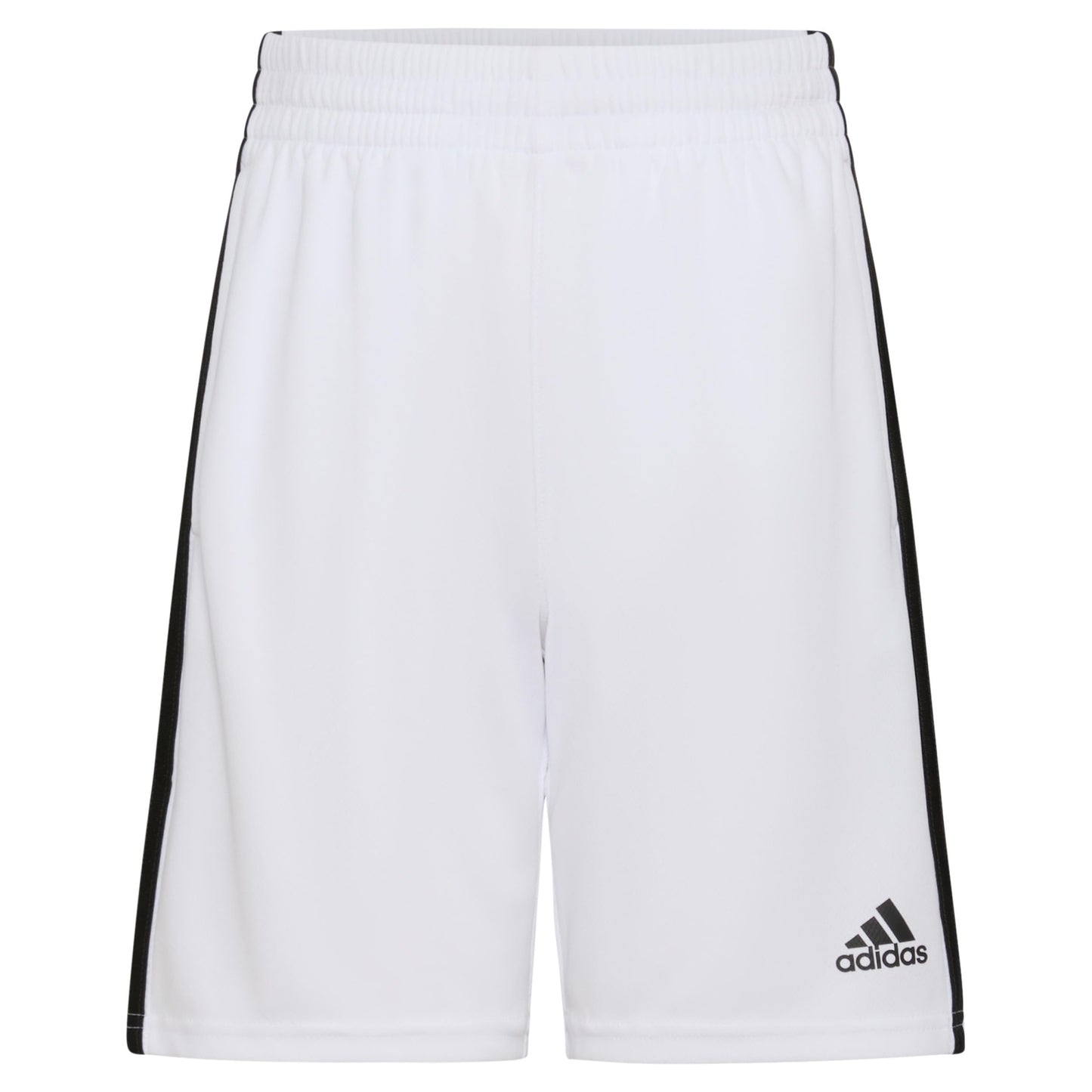 adidas boys Adi Classic 3-stripe Shorts, White, 2T US