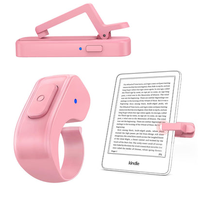DATAFY [Case-Friendly] Remote Control Page Turner Ring for Kindle Paperwhite Oasis Scribe Kobo eReaders, Camera Camcorder Remote Controls, Page Turner Clicker for iPhone ipad Tablets with Storage Bag