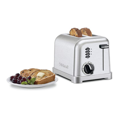 Cuisinart CPT-160 Metal Classic 2-Slice Toaster, Brushed Stainless