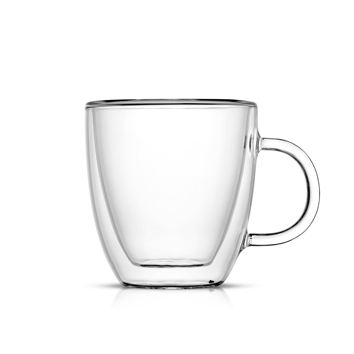 JoyJolt Savor Double Wall Insulated Glasses Espresso Mugs (Set of 2) - 5.4-Ounces