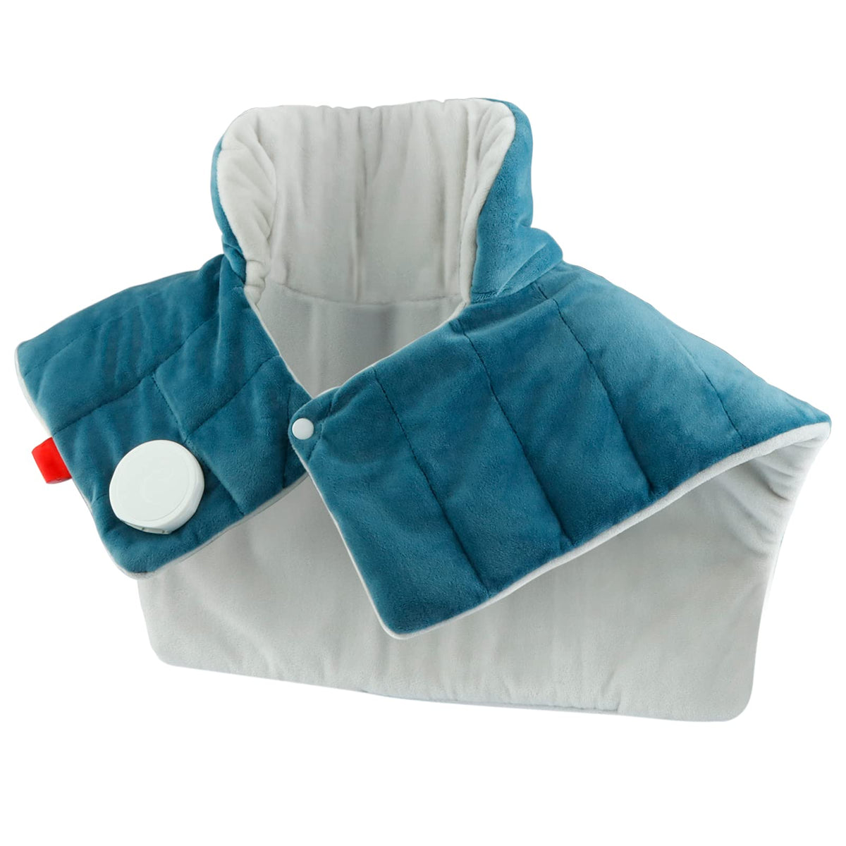 Comfytemp Heating Pad for Neck and Shoulders and Back, 2.6lb Weighted Electric Heat Pad for Warmth, Large FSA Eligible HSA Heated Wrap, 9 Heat Settings&11 Timer, Christmas Gifts for Women Men Mom Dad