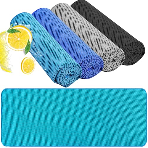 AZOI Cooling Towel (40"x12") - for Neck/Face, Ice Towel,Chilly Towel, Cooling Neck Wraps for Hot Weather Instant Chill, Soft Microfiber for Yoga, Gym, Golf, Running,Workout, Outdoor Sports, Hiking