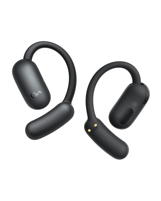 soundcore AeroFit 2 by Anker, Open-Ear Headphones, Real-Time Translation Earbuds, 4 Adjustable Positions for Every Ear Size, 2× Richer Bass, Hi-Res, 42H Playtime, IP55,AI Clear Calls,Wireless Charging