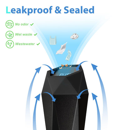 SINSEN Car Trash Can, Mini Garbage Bin with Lid, Car Door Trash Cans, Cup Holder Organizer Diamond Dustbin, 2PCS