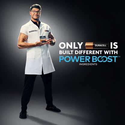 Duracell Coppertop AA Batteries with Power Boost Ingredients, 28 Count (Pack of 1) Long-lasting Alkaline Double AA Battery in Re-closable Pack for Quick Access and Organized Storage