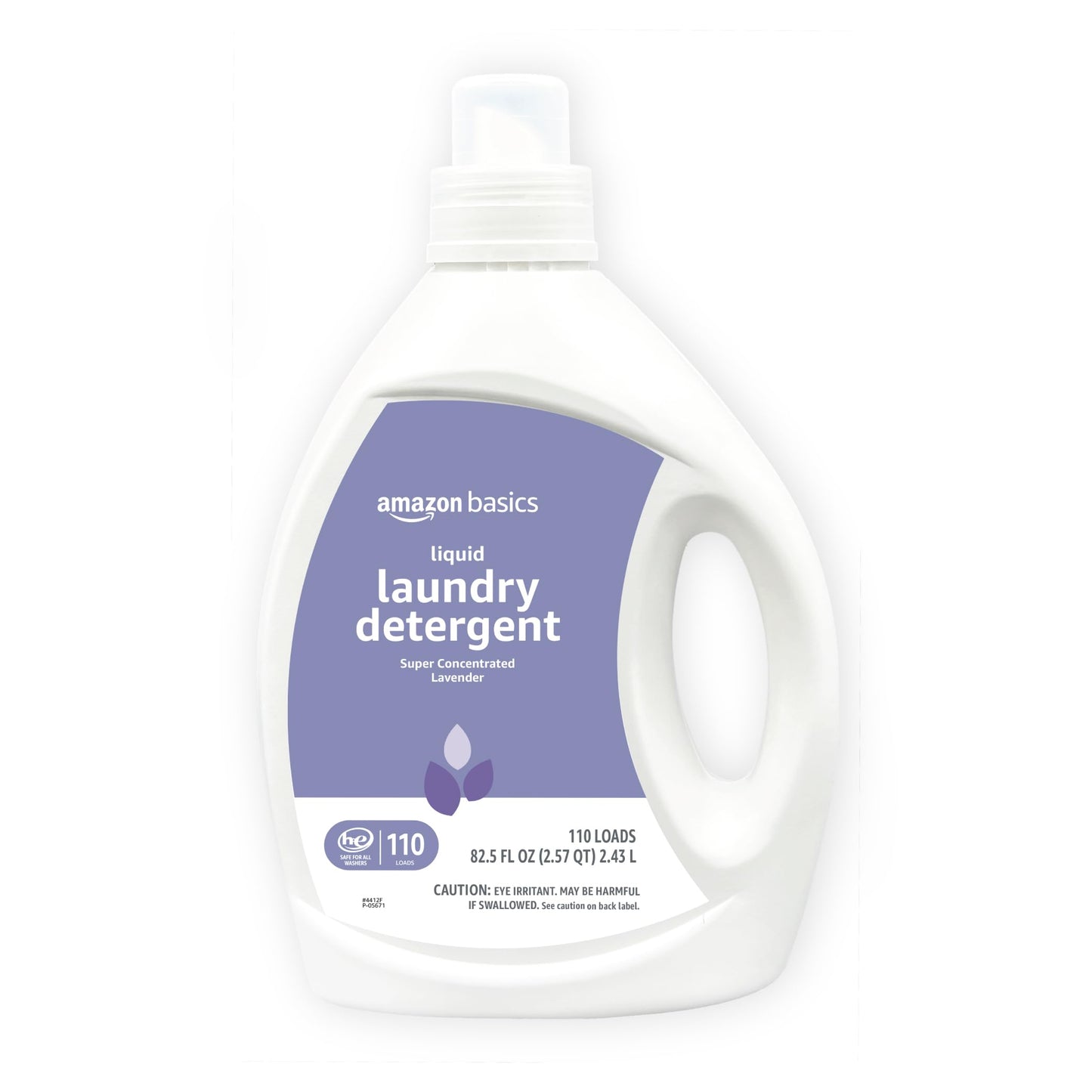 Amazon Basics Concentrated Liquid Laundry Detergent, Lavender, 110 loads, 82.5 Fl Oz (Previously Solimo)