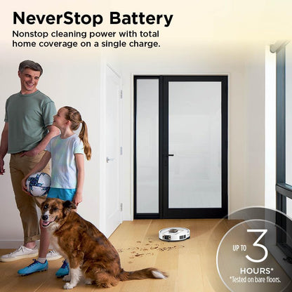 Shark Robot Vacuum & Mop Combo, PowerDetect ThermaCharged NeverTouch Pro, Self-Emptying, Self-Refill with Heated Mop Cleaning, 60-Day Capacity, 30-Day Tank, 6 PowerDetect Technologies, White, AV2900XE