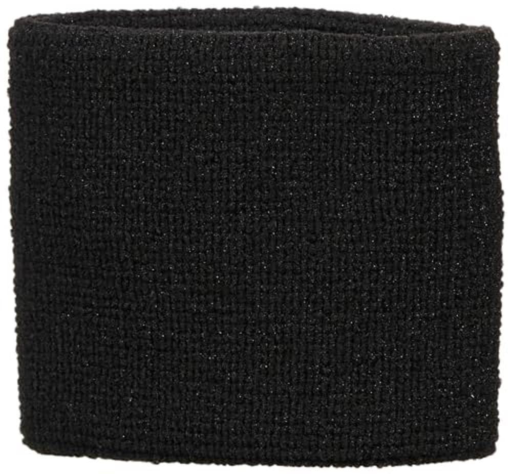 Under Armour Men's 3-inch Performance Wristband 2-Pack , Black (001)/White, One Size Fits All