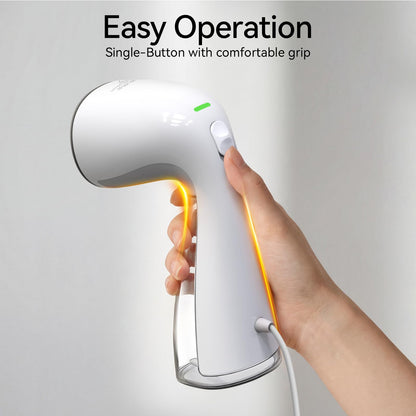 HiLIFE Upgraded Steamer for Clothes, Handheld & Portable, 1100W Powerful Steam, 300ml Big Capacity & No Leak Design, 30S Fast Heat-up, Quick Wrinkle Remover, Compact Size for Travel, ONLY 120V