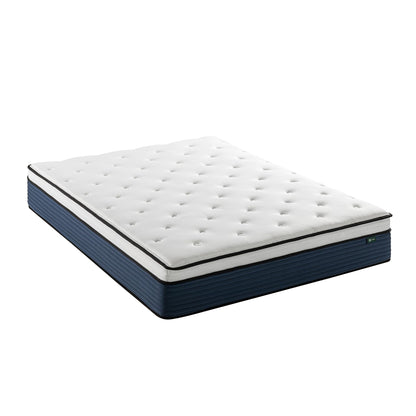 ZINUS 12 Inch Comfort Support Hybrid Mattress [New Version], Queen, Fiberglass Free, Medium Plush, Motion Isolation, Certified Safe Foams & Fabric, Mattress in A Box