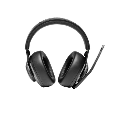 JBL Quantum 400 - USB over-ear gaming headset with game-chat balance dial, JBL QuantumSURROUND and DTS, Voice focus directional flip-up mic and memory foam ear cushions (Black)