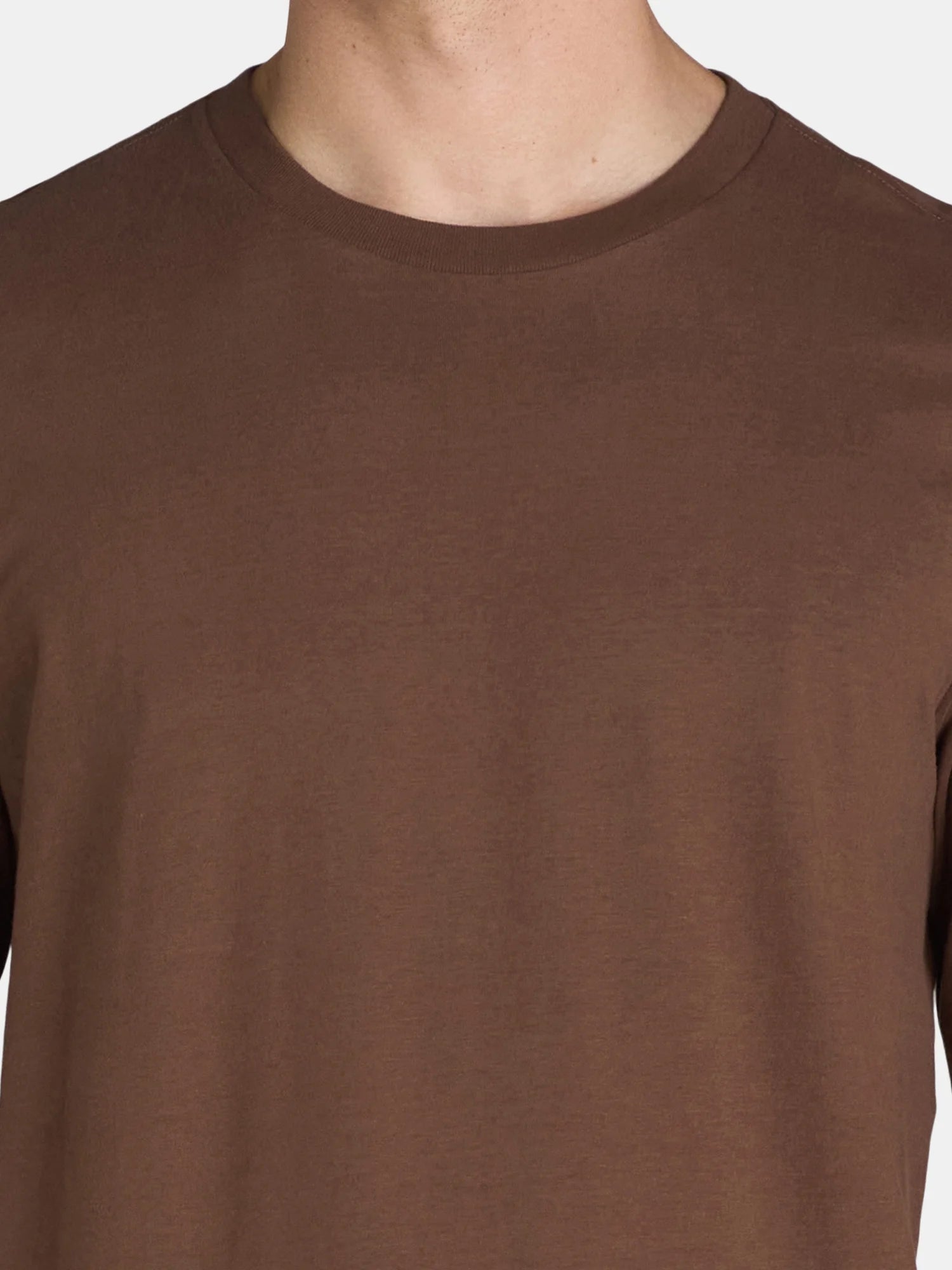 George Men's & Big Men's Crewneck T-Shirt with Long Sleeves, Size XS-3XLT