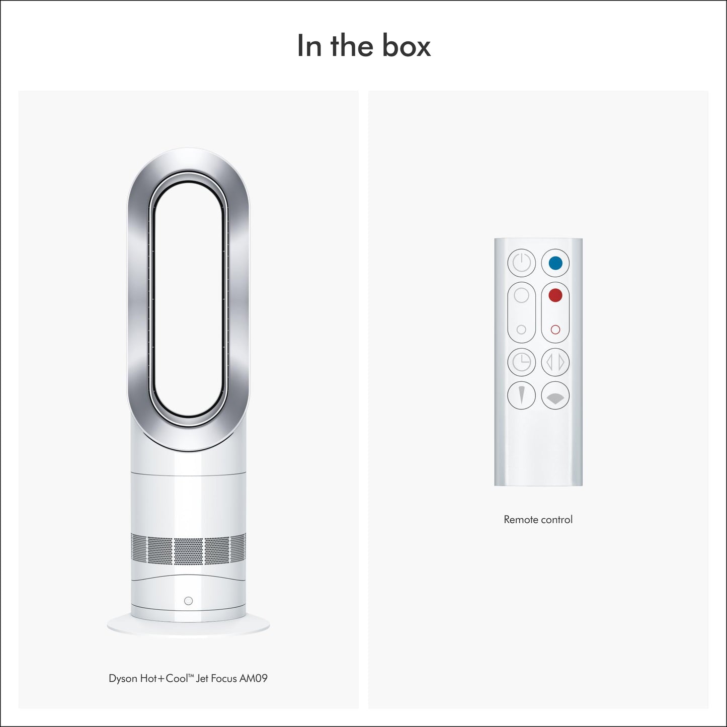 Dyson Hot+Cool™ AM09 Jet Focus heater and fan